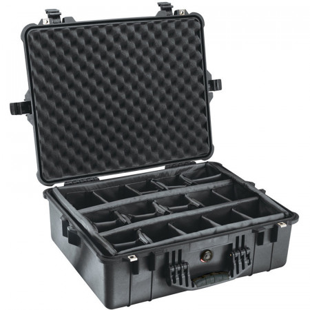 Geantă de protecție Peli Large Case 1600 cu divider
