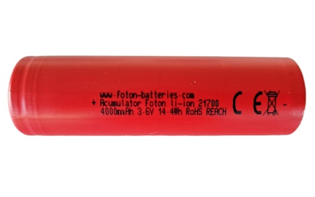 Acumulator Foton INR21700 3.6V 4000mAh