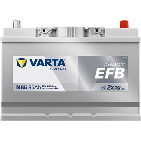 Baterie auto Varta Dynamic EFB 85Ah 800A N85 585501080 (Asia)