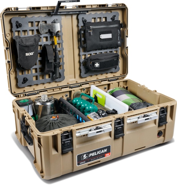 Cutie multifunctionala Peli™ Crate CR90, IP67, 90 litri, bej - Img 10