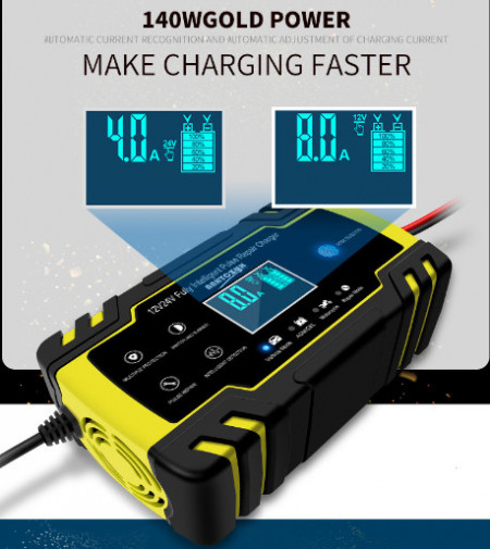 Redresor inteligent Foton RI-1224-8 cu desulfatare