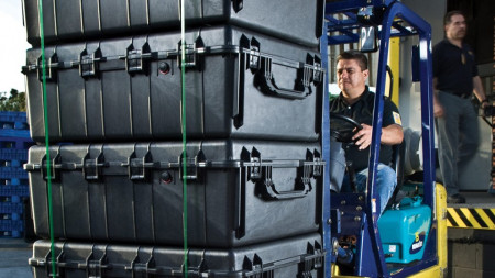 Geanți rigide Peli 1730 Transport Case utilizate pentru a transporta diverse echipamente de lucru