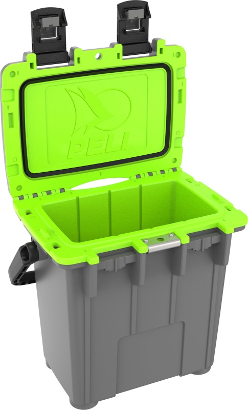 Peli 14QT Elite Cooler - geanta premium 20 litri, gri ciment/alb