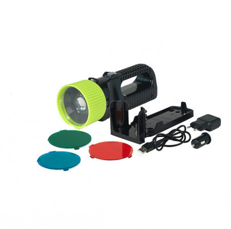 Rechargeable professional flashlight AccuLux UniLux Pro