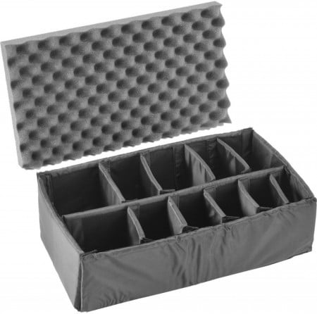Divider și burete Pick N Pluck pentru geanta Peli Storm Case iM2500 tip troler