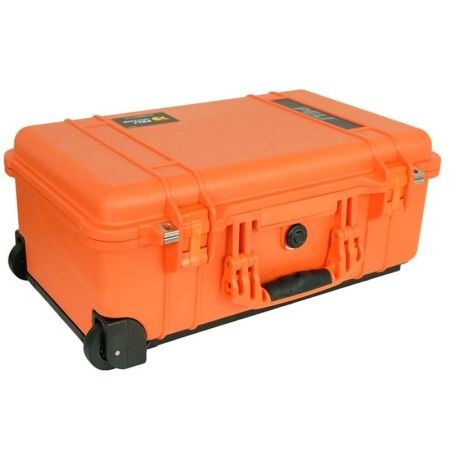 Troler rigid 2 in 1 Peli Carry-On Case 1510 Orange