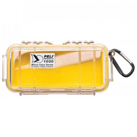 Cutie de protecție Peli MicroCase 1030 etanșă galbenă