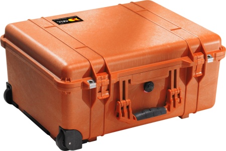 Troler rigid Peli Protector Large Case 1560 Orange