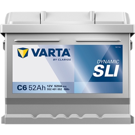 Baterie auto Varta SLI 52Ah 520A C6 552401052