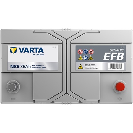 Baterie auto Varta Dynamic EFB 85Ah 800A N85 585501080 (Asia)