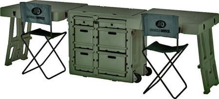 Birou mobil de campanie Peli Field-Desk-DD, dublu - Img 3