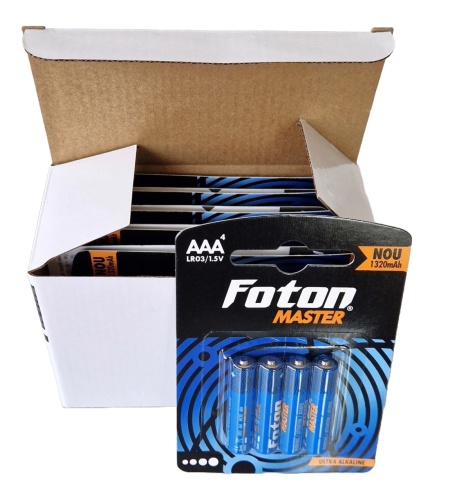 Foton Master LR3 AAA ultra-alkalim elem 40 db – 1.5V 1320mAh