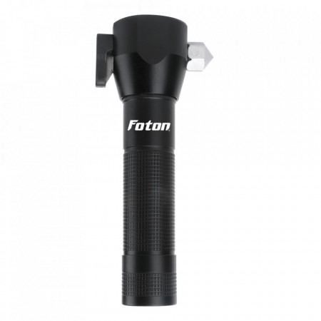 Lanternă Foton Super 0342 USB, cu ciocan de urgență