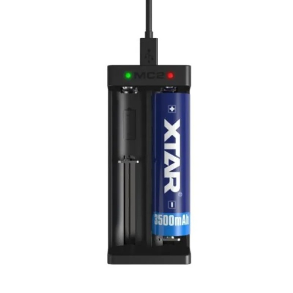Incarcator baterii XTAR ANT MC2 cu mufa USB-C, 2 canale - Img 4
