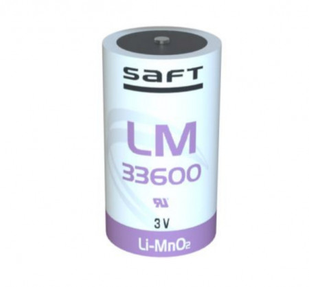 Baterie cu litiu Saft LM33600 de 3V și 13400mAh
