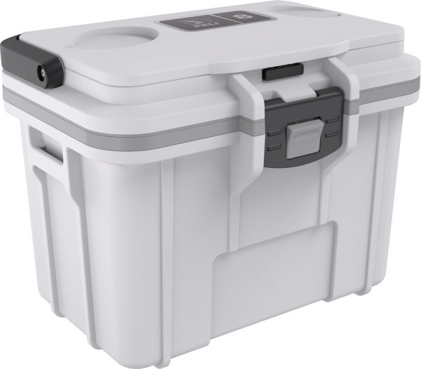 Peli 8QT Personal Cooler - geanta 8 litri, alb/gri