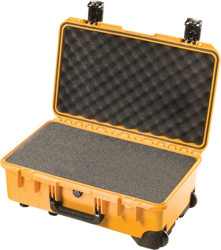 Troler Peli Storm Case iM2500 troler galben cu burete Pick N Pluck