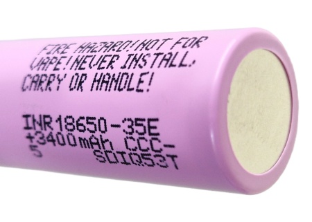 Samsung battery INR18650-35E of 3.6V and 3400mAh - Img 3