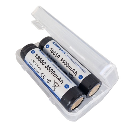 Set 2 x Acumulator KeepPower 18650 3.6V 3500mAh - Img 4