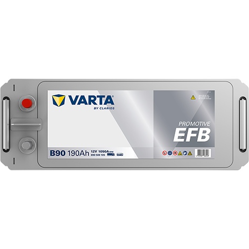 ​​​​Autó akkumulátor Varta 690500105 B90 - 190Ah 1050A EFB - Img 4