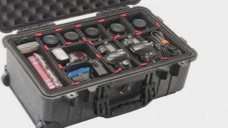 Geantă/Troler rigid de protecție Peli 1650EU cu Trekpak