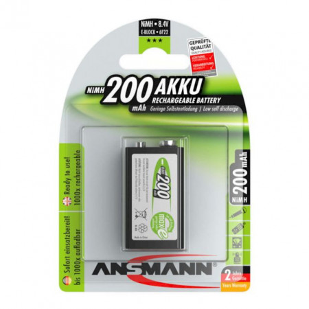Acumulator 9V R22 Ansmann 200mAh