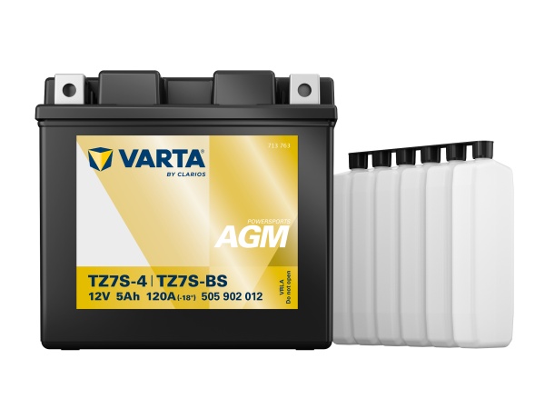 Baterie Moto AGM 12V 5Ah Varta Powersports TZ7S-4 / 505902012