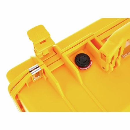 Inchizatoare si supapa automata de depresurizare la Geanta/Troler de protectie Peli 1535 Air Case galben