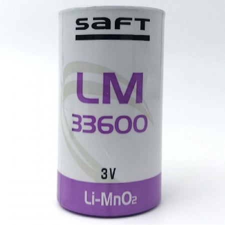 Baterie cu litiu Saft LM33600 de 3V și 13400mAh