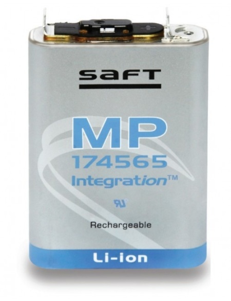 Lítium-ion akkumulátor Saft MP174565 xtd 3,65 V-os 4000 mAh-s