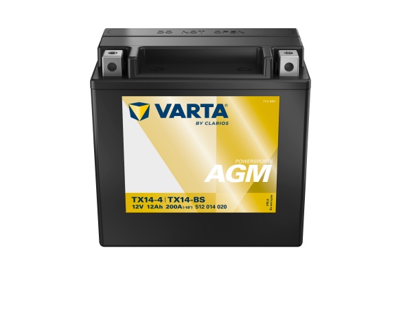 Moto elem AGM 12V 12Ah Varta Powersports TX14-4 / 512014020 - Img 4