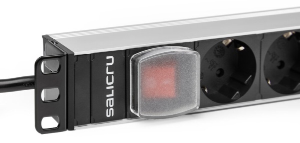 Multi Priza rackabila Salicru SPS 4F+6F PDU SCH+C13/C14 cu 4 prize Schuko si 6 prize C13 - Img 5