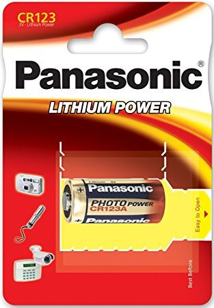 Baterie Litiu Panasonic CR123 3V 1550mAh