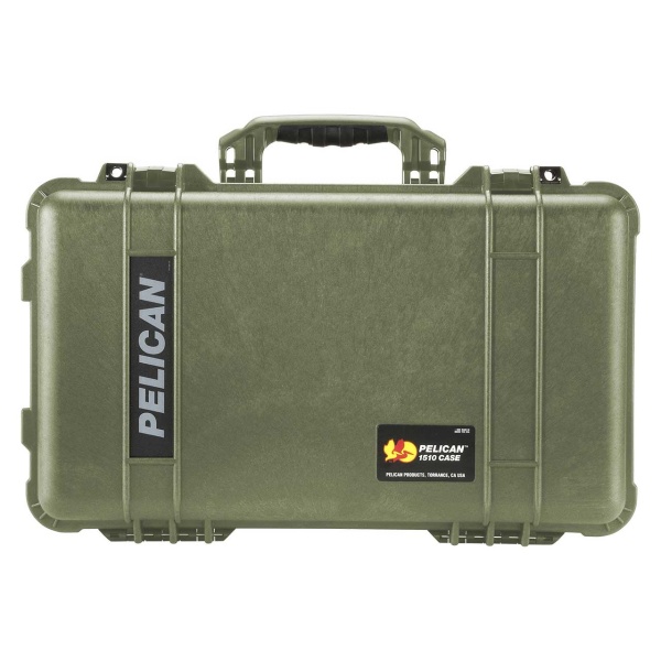 Troler rigid Peli 1510 Kaki cu burete pretaiat