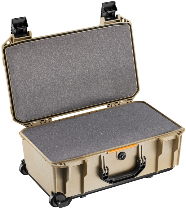 Troler rigid 2 in 1 Peli V525C Vault Equipment Case bej