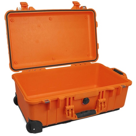 Troler rigid 2 in 1 Peli Carry-On Case 1510 Orange