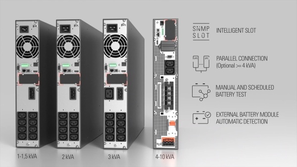 Specificații la UPS On-line Rack/Tower Salicru SLC TWIN RT3 8kVA