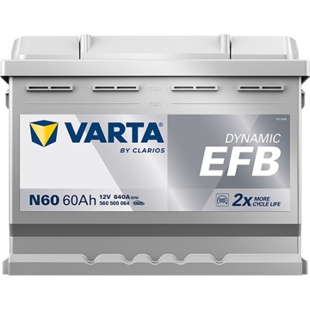Varta Dynamic EFB 60Ah N60