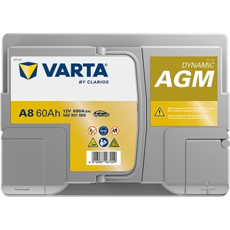 Varta Dynamic AGM 60Ah A8