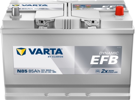 Baterie auto Varta Dynamic EFB 85Ah 800A N85 585501080 (Asia)