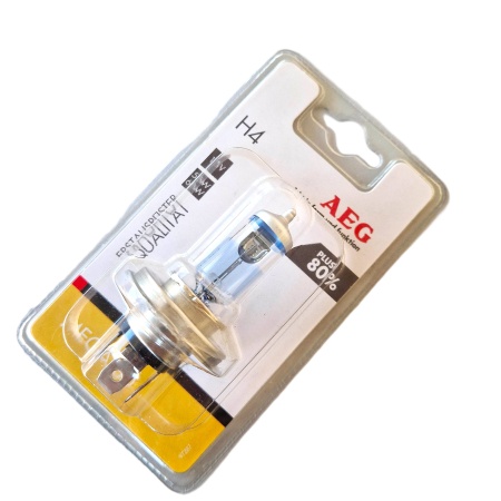 Car bulb H4 of 12V AEG Mega +80% 97287 - Img 2