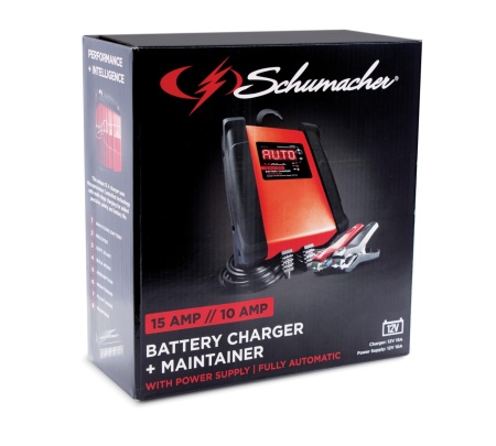 Redresor profesional Schumacher SPI15 12V 15A cu mod showroom în cutie