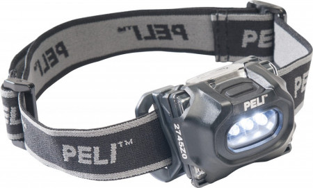 Lanternă frontală neagră Peli 2745Z0 cu 3 led
