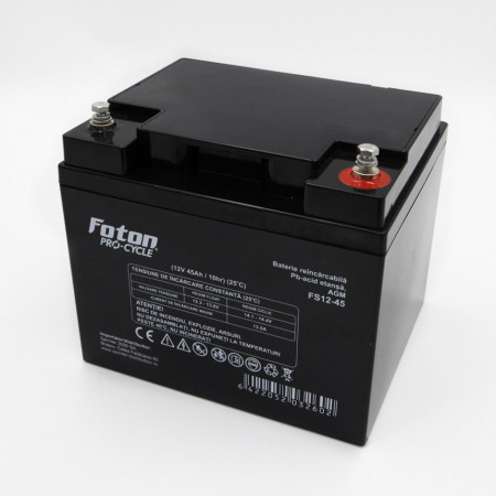 Acumulator staționar Foton FS de 12V și 45Ah