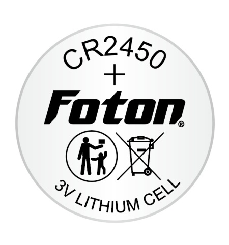 Baterie cu litiu Foton CR2450 pentru ESL