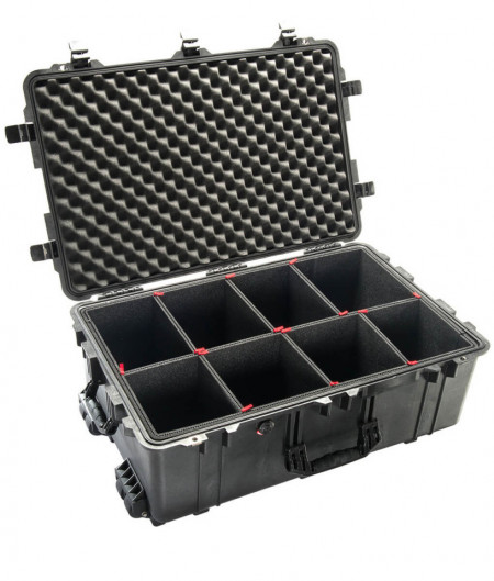 Geantă/Troler rigid de protecție Peli 1650EU cu Trekpak