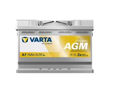 Baterie auto Varta Dynamic AGM 70Ah 760A A7 570901076