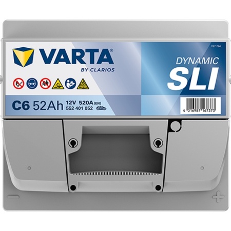 Baterie auto Varta SLI 52Ah 520A C6 552401052