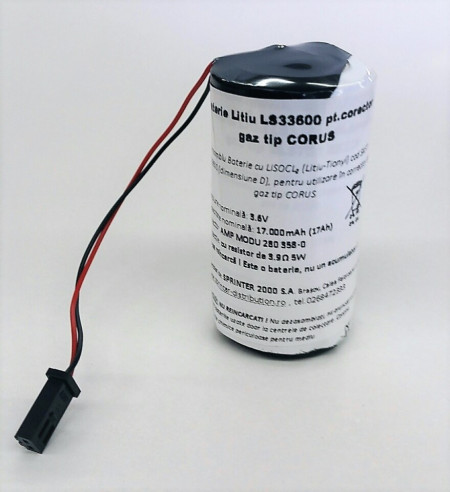 Baterie LS33600 pentru corector gaz Corus