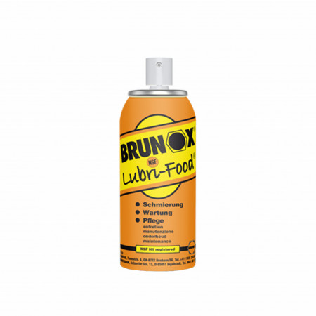 Brunox Lubri-Food Spray 100ml - lubrifiant NSF H1